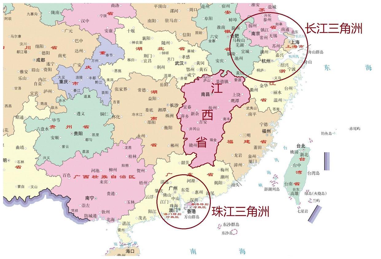 江西省与广东省之间的地理距离，深度解析两省的相对位置与距离